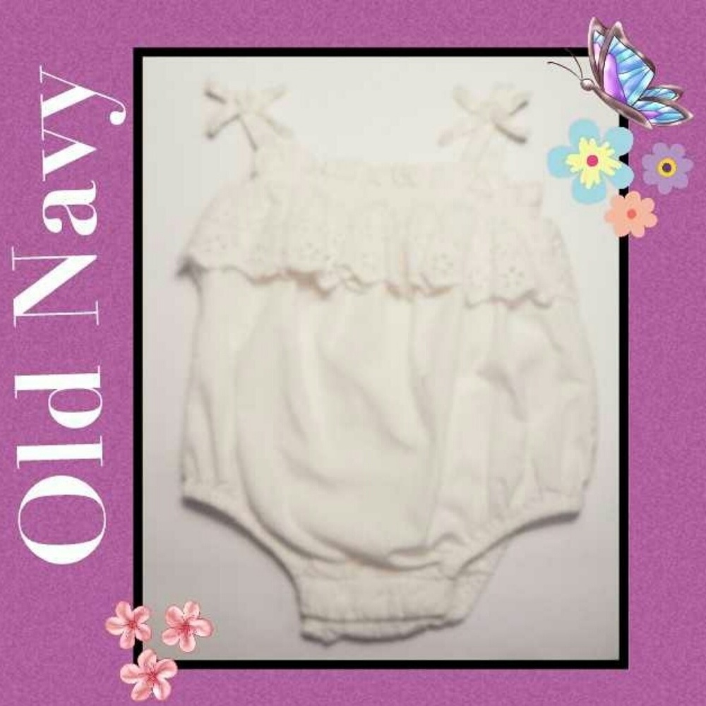 BUY 2 GET 1 FREE  ❤️ Old Navy Lacey onesie!
